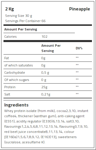 Kevin Levrone 100% Gold Isolate Whey, 2 Kg, Whey Protein Isolate | UNI520687 Levrone Gold | UNI520687