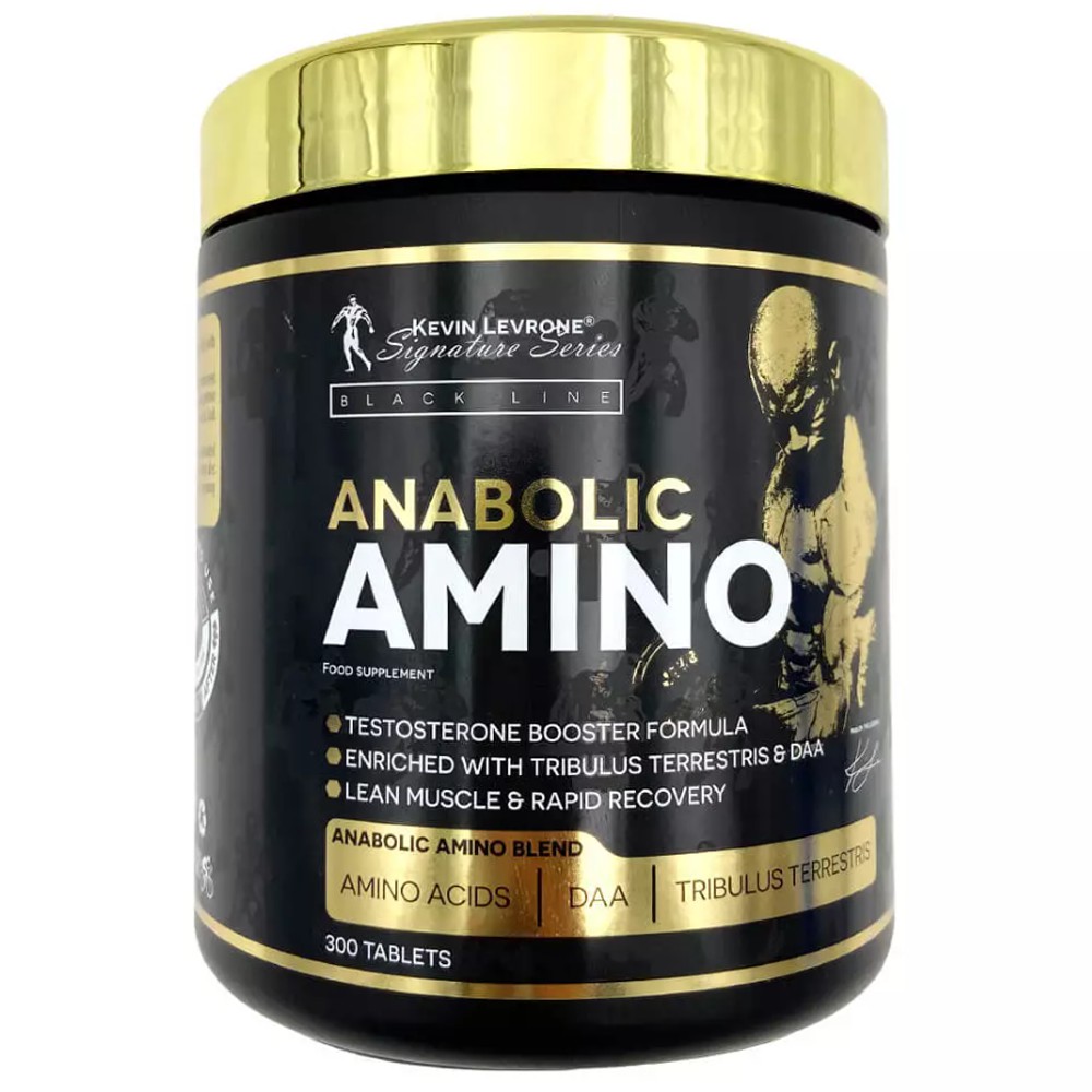 Kevin Levrone Anabolic Amino, 300 Tablets, Recover Faster, Enriched with Tribulus | VLE537029 Levrone Black | VLE537029