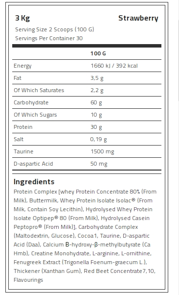Kevin Levrone Anabolic Mass, 3 Kg, Contributes to a Growth in Muscle Mass | DRY531468 Levrone Black | DRY531468