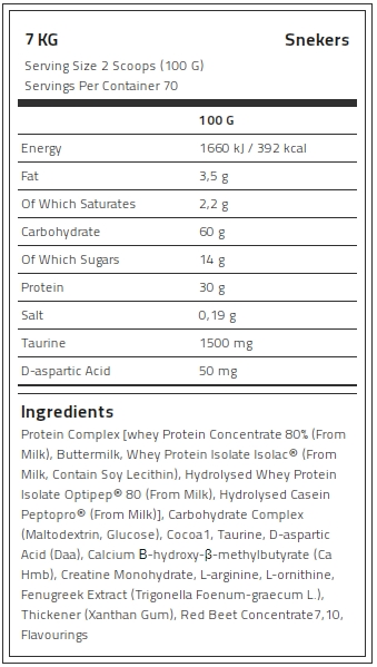 Kevin Levrone Anabolic Mass, 7 Kg, Contributes to a Growth in Muscle Mass | LOU950623 Levrone Black | LOU950623