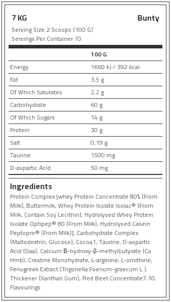 Kevin Levrone Anabolic Mass, 7 Kg, Contributes to a Growth in Muscle Mass | LOU950623 Levrone Black | LOU950623