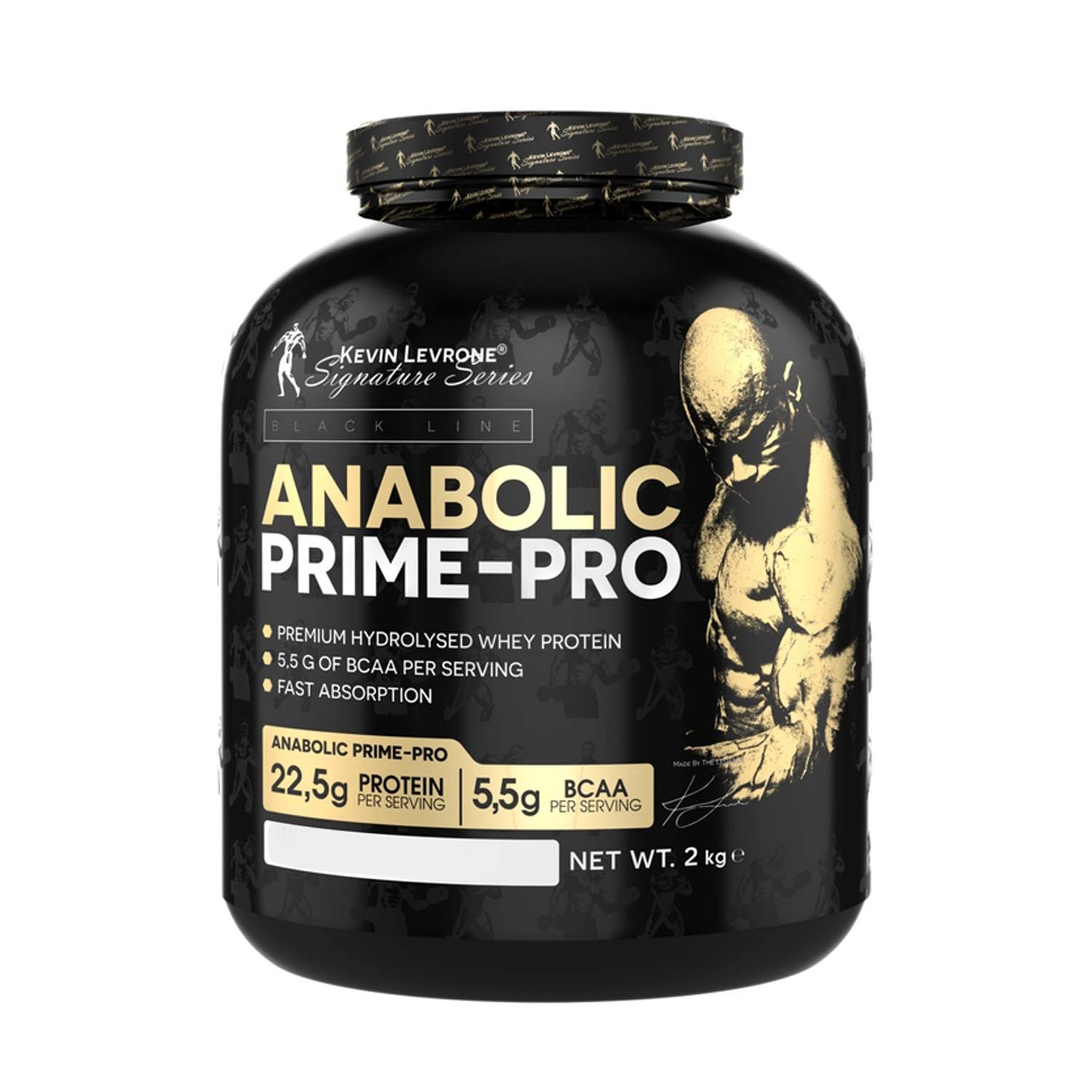 Kevin Levrone Anabolic Prime Pro Whey, 2 Kg, Premium Hydrolyzed Whey Protein | DEO650941 Levrone Black | DEO650941