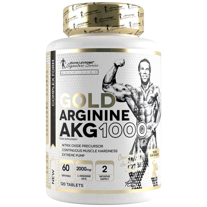 Kevin Levrone GOLD ARGININE AKG 1000 120 tablets | SAJ451738 Levrone Gold | SAJ451738