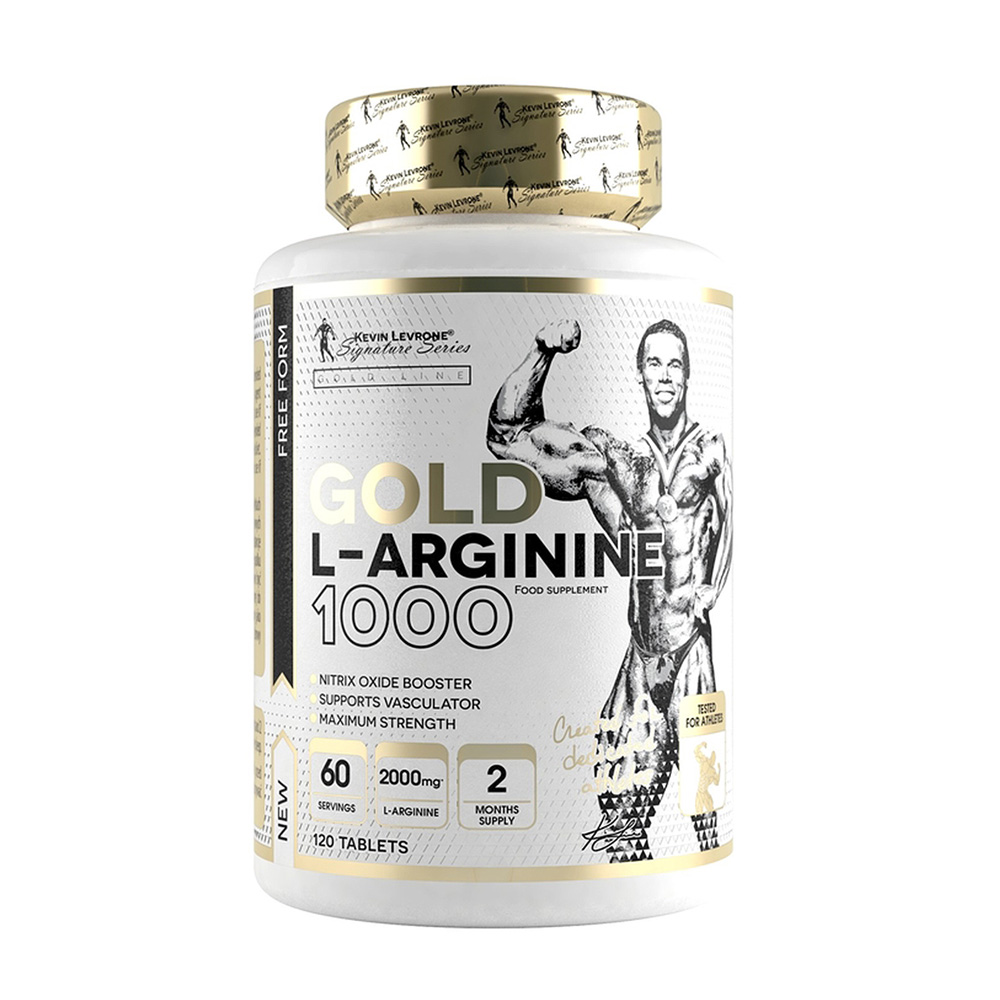 Kevin Levrone L Arginine, 120 Tablets, Provides as Much as 4000 Mg of Pure L-arginine | ZJK732480 Levrone Gold | ZJK732480