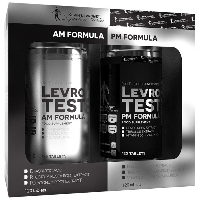 Kevin Levrone LevroTest AM PM formula 240 (2x120) tablets 5902610934568 | UGA769123 Levrone Silver | UGA769123