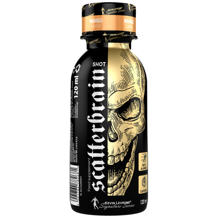 Kevin Levrone SCATTERBRAIN SHOT 120 ml (energy drink) 5903719229197 | AZD761029 Levrone Black | AZD761029