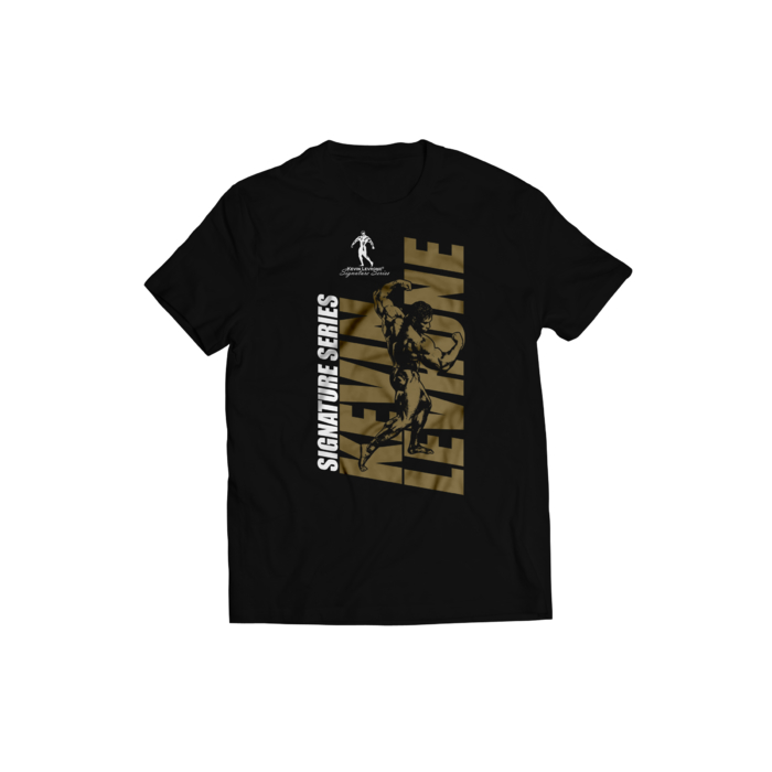Kevin Levrone T-shirt Black/Gold logo 170 g 5903719254830 | SGK493762 Levrone Merch | SGK493762