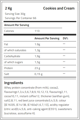 Kevin Levrone Whey Supreme, Vanilla, 2 Kg, Support Strength, Support Recovery | SWE247530 Levrone Silver | SWE247530